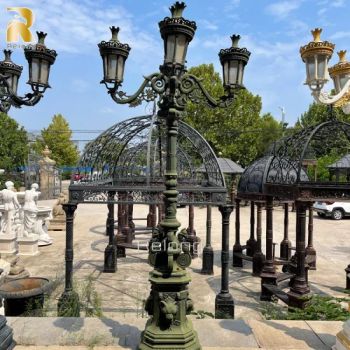 High Quality Decorative Antique Garden Street Light Cast Iron Lamp Poles - Zhengzhou Relong Arts & Crafts Co., Ltd. - China