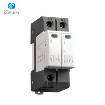 Type 1+2 Surge Arrester 100ka Max Discharge AC/DC Dual Protection or PV Systems & Inverters - Pinno Electric Technology Co., Ltd - China