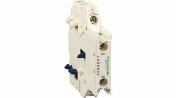 Plastic Auxiliary Contact Block, 2 Pole Material Plastic Pin Type standard Number of Poles 2 Pole Mounting Type - Hasti Electricals - India
