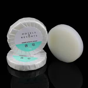 Round Pleated Wrapper Scented Soap with Hotel Amenities for Guest Room - BLK Corporation - China