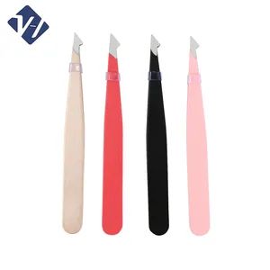 Custom Lash Extension Personal Care Beauty Tools Box Fiber Tip Eyelash Tweezers - Yangjiang Weihao Hardware Products Co., Ltd. - China