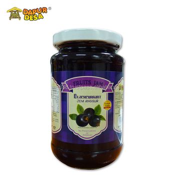 450g Dapur Desa Blackcurrant Jam (Jem Anggur) Type JAM Form Pasty Taste Sweet Address Malaysia Color Dark Purple Model Number - SCS FOOD MANUFACTURING SDN. BHD. - Malaysia