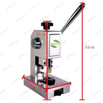 MRBEST Coin Cell Disc Cutter Compact Coin Cell Punching Machine with Interchangeable Cutting Die 3 - 24mm Optional - Shenzhen Meirui Zhida Technology Co., Ltd. - China