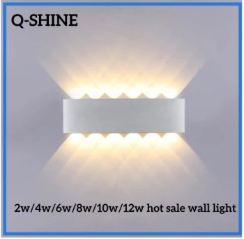 2W/4W/6W/8W/10W/12W Hot Sale Wall Lights LED Modern Lighting Washer Recessed Design Source Lampara for LED Wall Light - Ningbo Q-Shine Lighting Co., Ltd. - China