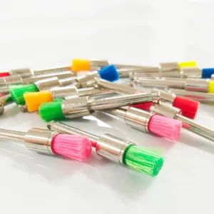 Natural Bristle Tip Teeth Polishing Dental Prophy Brush Sample Free Origin China Material Nylon Model NO. PB03A Materials - Andent Dental Co., Ltd. - China