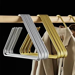 Triangular Design Aluminum Alloy Clothes Hanger Household Item Wet Dry Metal Hangers - Guilin Sumanda Trading Co., Ltd. - China