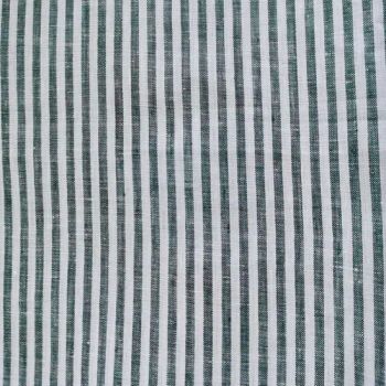 Hot Sale Pure Linen Woven Fabric for Garments Strip L14*14 100% Linen Fabric for Men's Shirts - Tongling Richeng Textile Printing & Dyeing Co., Ltd. - China