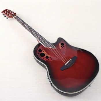 Custom Ovation Model 41 Inch Cutaway Acoustic Electric Guitar Folk Guitar - Shenzhen Grand Technology Co., Ltd. - China
