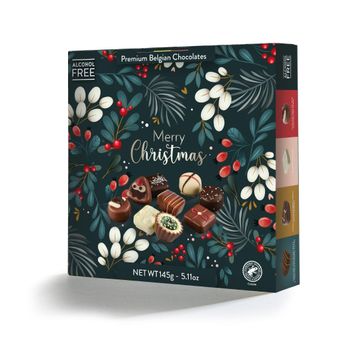 Merry Christmas Pralines - 145g - Ickx Chocolaterie - Belgium