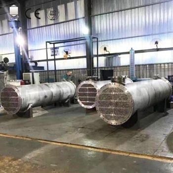 Customized Condenser Shell and Tube Type Heat Exchanger Origin China Model NO. HEX Style Steel Type HS Code 8419500090 Trademark - JIANGSU PRETANK PROCESS CO., LTD. - China