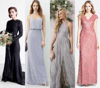 Colorful Lace Bridesmaid Dresses Bridal Party Prom Gowns M234 - Suzhou Leader Apparel Co., Ltd. - China