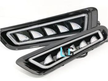 Car Front Grille Light Brake Reverse Turn Signal DRL Auto Front Bumper Fog Lamp LED Daytime Running Light for Ford F150 17 - 19 - Changzhou Galaxy Minglei Auto & Motorcycle Parts Factory - China