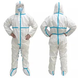 Disposable Safety Coverall Microporous Waterproof Suit Industrial Protective Clothing - Shijiazhuang Yide Medical Device Manufacturing Co., Ltd. - China