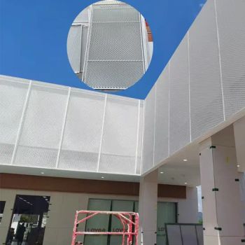 Custom Modern Metal Mesh Curtain Walls Cladding - Foshan Tengba Building Material Co., Ltd - China