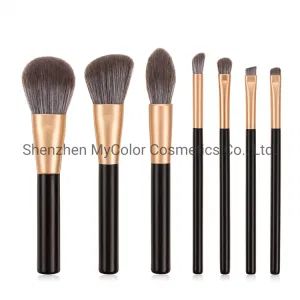 OEM Makeup Brushes Factory 7PCS Black Make up Brush Kit Cosmetic Brush Set Tool - Shenzhen MyColor Cosmetics Co., Ltd. - China