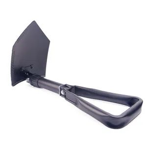 Multi Function Tactical Shovel Outdoor Camping Hiking Survival Folding Spades Shovel with Handle - Jiangsu Smile Tools Co., Ltd. - China