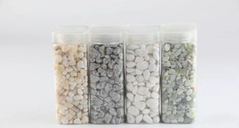 Decorative Pebbles for Plants and Vases - White Rocks with Red, Green, and Blue Pastel Accents - Natural Stone Top Dressing for Potted Plants and Succul - Nanjing Beautystone Industrial Co., Ltd. - China