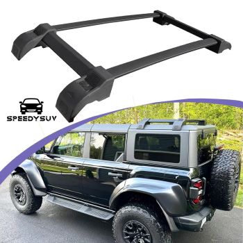 Half Roof Rack Fit for 2021-2026 Ford Bronco 4-Door Cross Bars Cargo Accessories - Ford bronco Parts and Accessories - United States