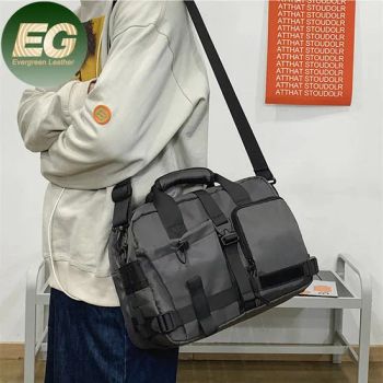 Sh2099 Waterproof Business Laptop Women Designer Fashion Shoulder Messenger Bag Black Custom Men Travel Nylon Crossbody Bags - Guangzhou Evergreen Leather Goods Co., Ltd. - China