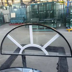 Crossbar Grilled Clear and Low E Round Decorative Insulated Glass - Qingdao Forward Glass Industry Co., Ltd. - China