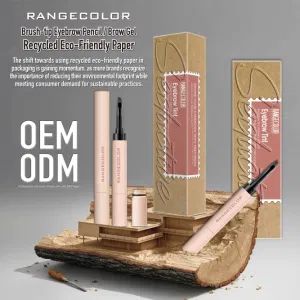 Recycled Eco-Ftriendly Paper Packaging Brush-Tip Eyebrow Pencil & Eyebrow Gel - Guangzhou Rangecolor Cosmetics Co., Ltd. - China