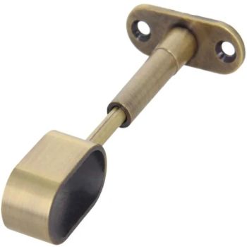 Supports Hardware Wardrobe Bracket Zinc Alloy Closet Rod Flange - EC Hardware Co., Ltd. - China