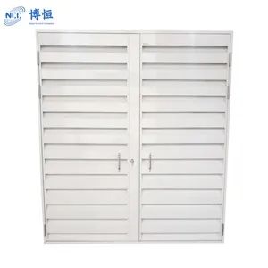 Metal Acoustic and Sound Proof Ventilation Louver Double-Opening Doors - Shenzhen Noise Control Co.,Ltd - China