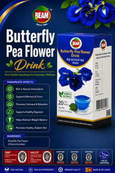 Herbal Tea - Butterfly pea flower from Beam Hela Osu Lanka Pvt Ltd Herbal Tea - Butterfly pea flower - Beam Hela Osu Lanka Pvt Ltd - Sri Lanka