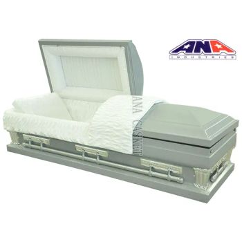 China Ana American Style Oversize Metal 18 Ga Steel Casket Funeral Supplies - Wuxi ANA Industries Co., Ltd. - China