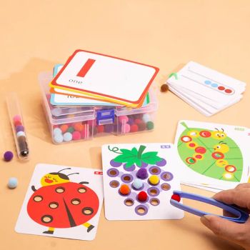 Wholesale Educational POM POM Kit Toys - Arts and Crafts for Kids, Toddler Art Supplies, Toddler DIY Sensory Activity, Gift for Girls and Boys - Zhuhai Duoleimi Technology Co., Ltd. - China