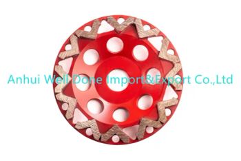 "V" Segmented Concrete Diamond Grinding Cup Wheel - Anhui Well Done Import&Export Co., Ltd. - China