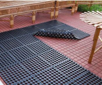 Interlocking Anti-Fatigue Rubber Mat for Wet Rooms, Workbenches, Garage, Workshop and Other Wet Area - Qingdao Kingstone Industry Co., Ltd. - China