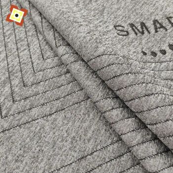 Jacquard Fabric Knitted Fabric Mattress Fabric Hemp Grey Yarn - Guangzhou Qianfeng Printing Co., Ltd. - China