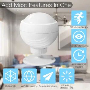 SLS Tuya Smart WiFi PIR Motion Human Sensor Automatic Detector - SaiLingsi (wenzhou) Electronics Co., LTD - China