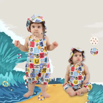 Intiflower High Quality New Born Infant Sleeveless Vests Thin Baby Jumpsuit Flower Printed Fashion Girl Dress - Xiamen Pop Gloria International Trade Co., Ltd. - China