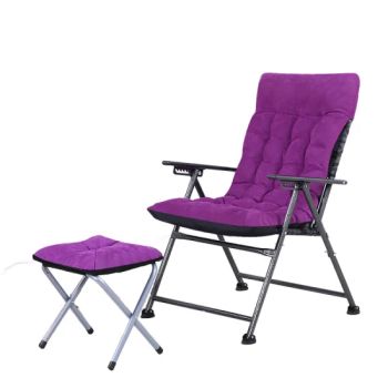 Furniture Home Outdoor Hotel Modern Folding Chairs Adjustable Yard Picnic Beach Leisure Lazy Lounge Recliner Metal Deck Chair - Bazhou Yuehui Metal Products Co., Ltd. - China