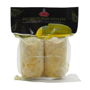 Frozen Durian Flesh Monthong Seedless Vacuum Pack 454g | Thailand | Madame Wong - Noble Marketing - Thailand