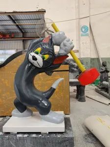 Quality Workmanship Cartoon Monument Tom Granite Headstone Coloured Sculpture Factory Direct - Fujian Huian Haobo Stone Company Limited - China