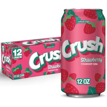 CRUSH STRAWBERRY CN, 12OZ/12PKX2 - A&A FOOD DISTRIBUTORS - United States