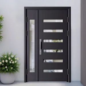 Modern Simple Metal Aluminum Single Double Doors/Glass Door/Glass Doors/Glass Shower Doors/Glass Sliding Door/Green Glass Door/Glass Front Door - Sichuan Cylomon International Trade Co., Ltd - China