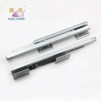 Basket Drawers Channel Push to Open Hidden Telescopic Rails Soft Close Under Mount Drawer Slide - Jieyang Xinliang Hardware Precision Co., Ltd. - China