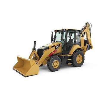 Caterpillar backhoe loader for road construction agriculture and infrastructure development with versatile attachments strong digging force durable components easy maintenance and long service life in demanding working environments - SATTER FOOD AND BEVERAGE - Netherlands