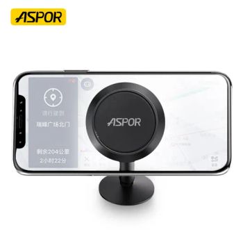 Hot Selling Car Bracket Mobile Phone Holder with Plastic+ Silicone Material Stronger Magnetic Car Holder - Guangzhou Aspor Electronics Co., Ltd. - China