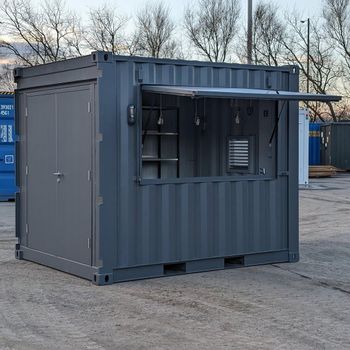 3M/10FT Shipping Container Kiosk - Incredible Connections Graphics (PTY) LTD - South Africa