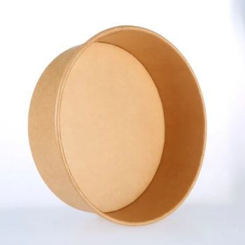 Biodegradable Kraft Paper Salad Bowl Packaging Salad Food Grade Paper Disposable Fruit Salad Packaging Container - Taizhou Jiashun Commodity Co., Ltd. - China