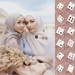 Strong Magnet Hijab Scarf Brooches Pins Decorated Accessories - Anhui Lulang New Material Technology Co., Ltd. - China