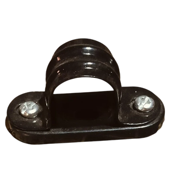 Mild Steel Black Space Bar Saddle Clamp Weight 100g Colour Black Finish Black Design Saddle Material Mild Steel Strength High - Aakruti Electricals - India