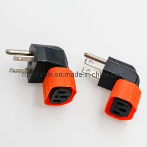 Adapter NEMA 5-15p 6-15p to IEC 60320 C13 Red Caps - Ningbo Leap Electronics Technology Co., Ltd. - China