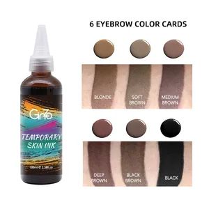 Brown Eyebrow Tint Gel Makeup Eye Brow Enhancers Henna - Guangzhou Xiufangyuan Beauty Equipment Co., Ltd. - China