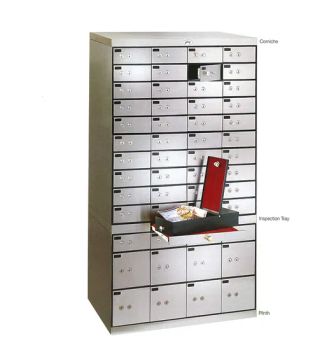 Strong and Aesthetically Designed Safe Deposit Locker Cabinets - Hunan Jinzheng Technology Co., Ltd. - China
